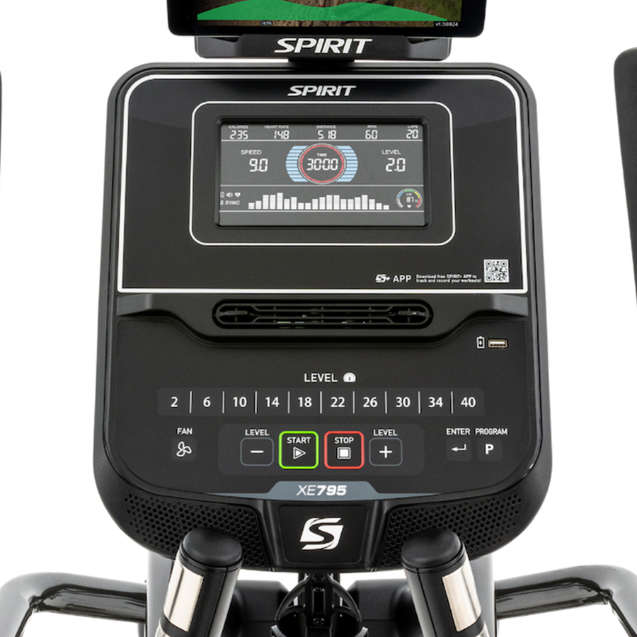 Эллиптический тренажер SPIRIT XE795 BLACK Эллиптический тренажер SPIRIT XE795 BLACK