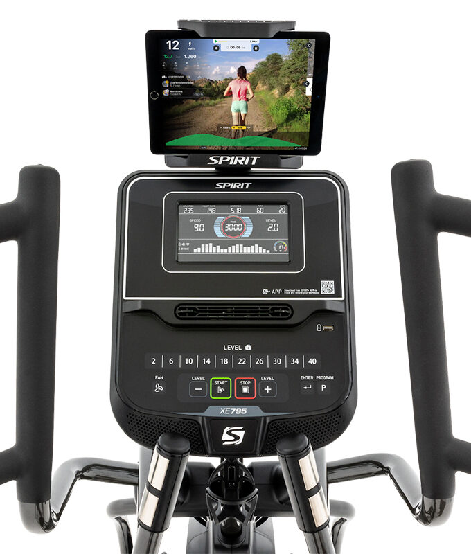Эллиптический тренажер SPIRIT XE795 BLACK