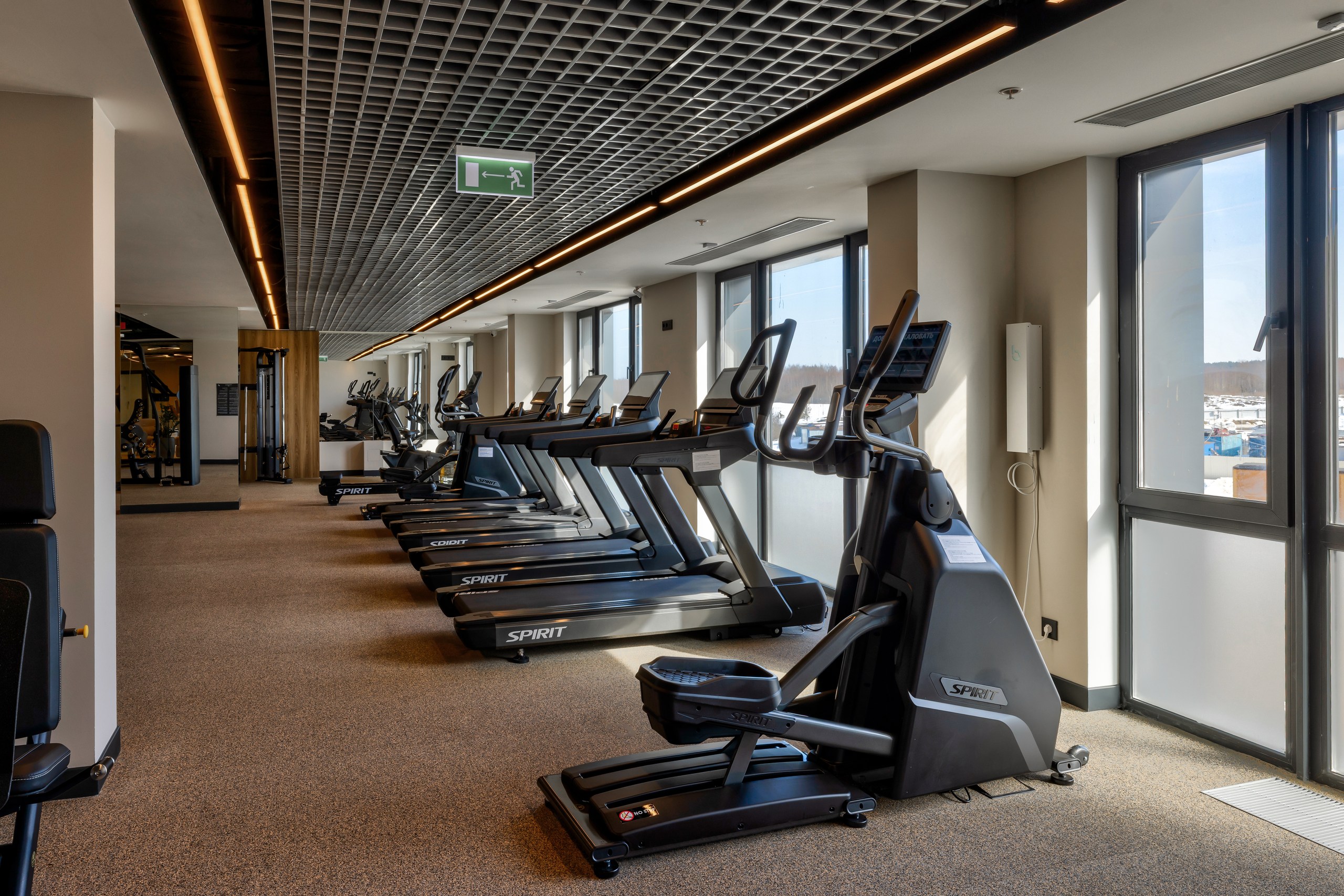 Фитнес-зал в отеле Эрбелия, Завидово