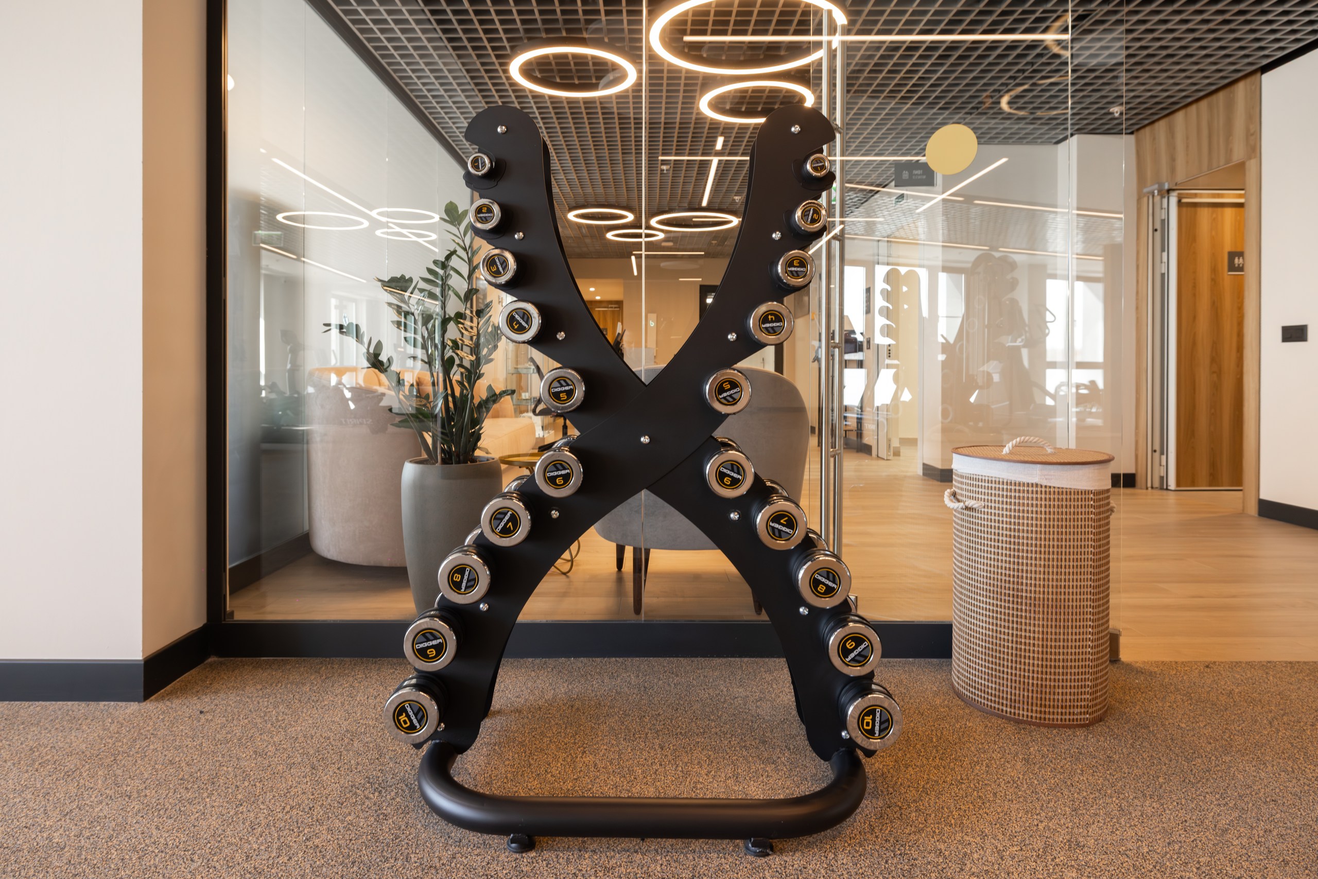 Фитнес-зал в отеле Эрбелия, Завидово