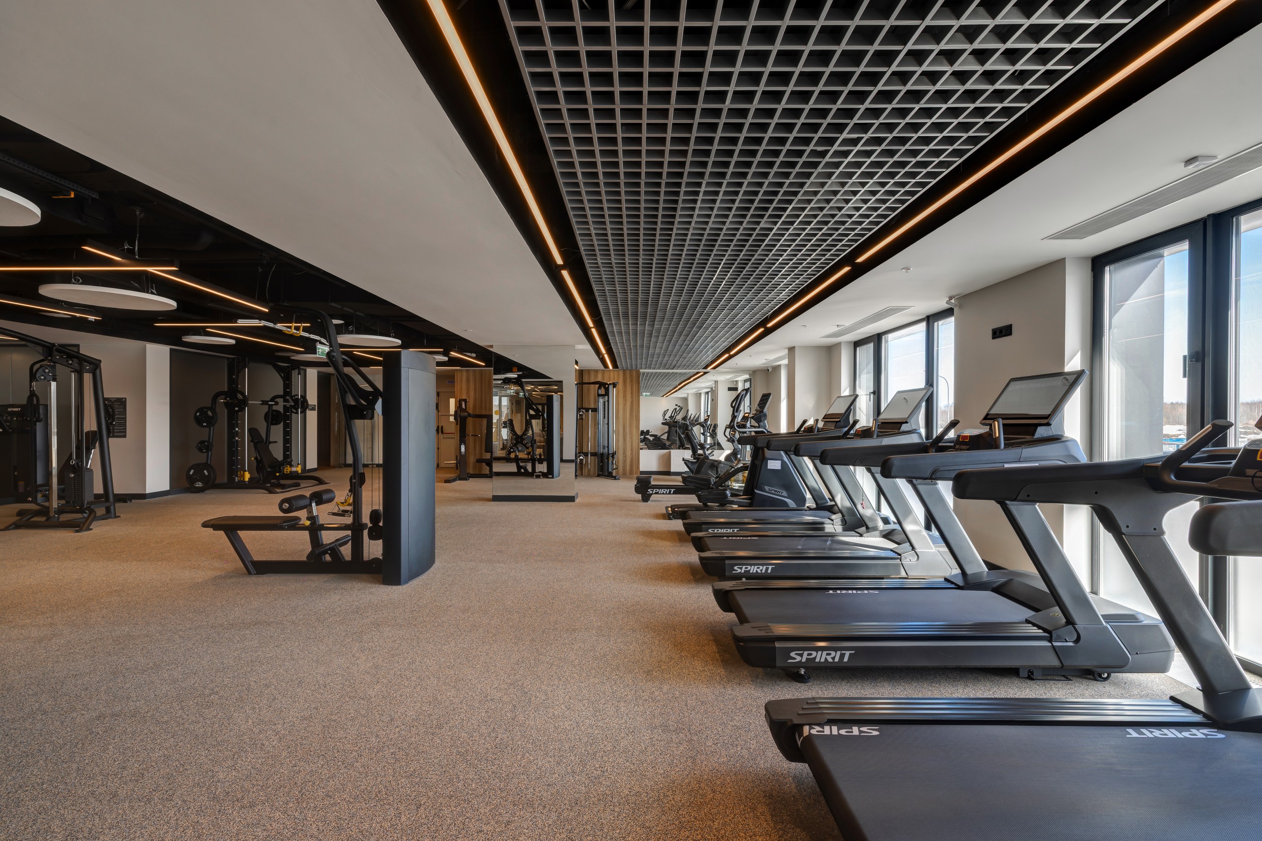 Фитнес-зал в отеле Эрбелия, Завидово