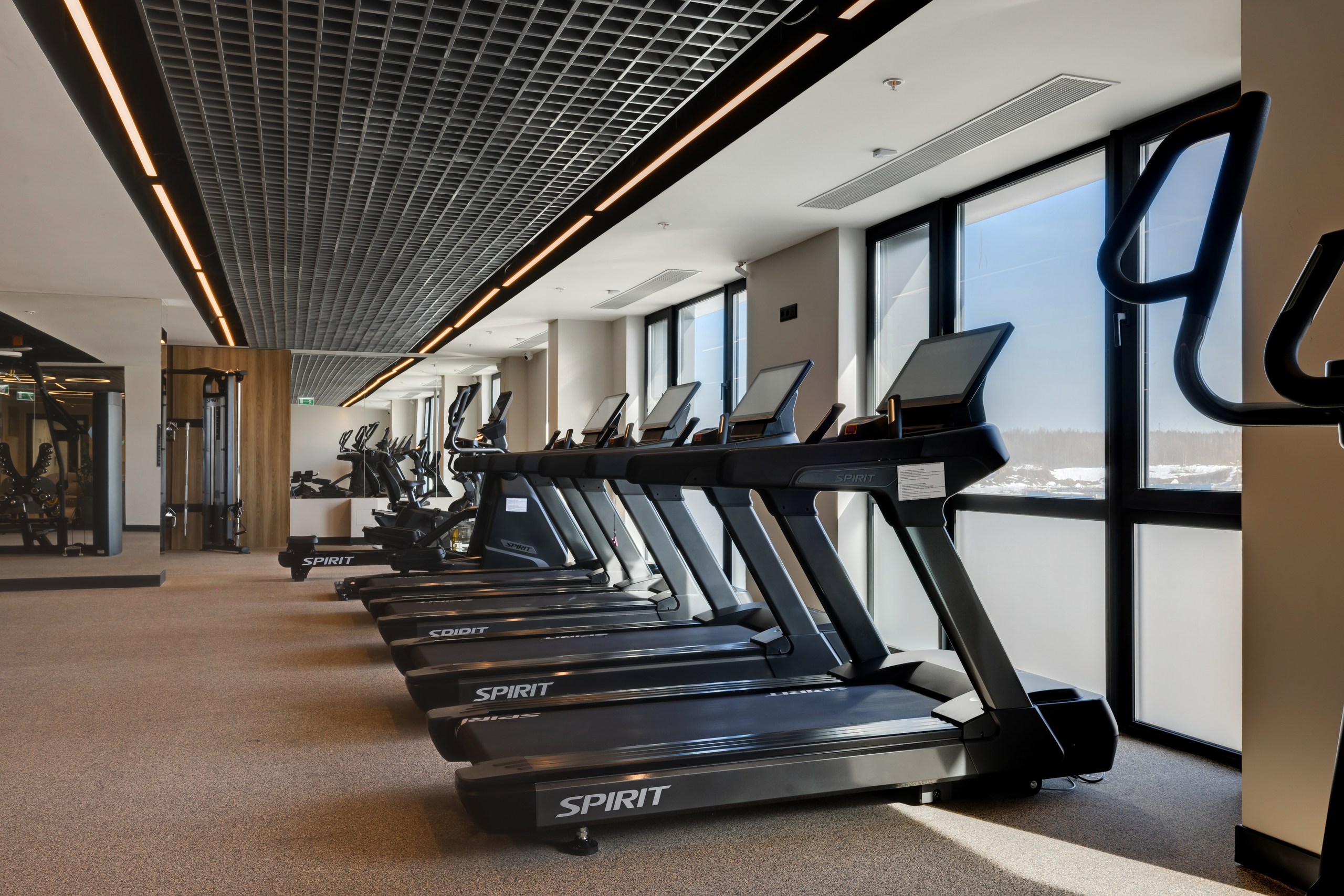 Фитнес-зал в отеле Эрбелия, Завидово