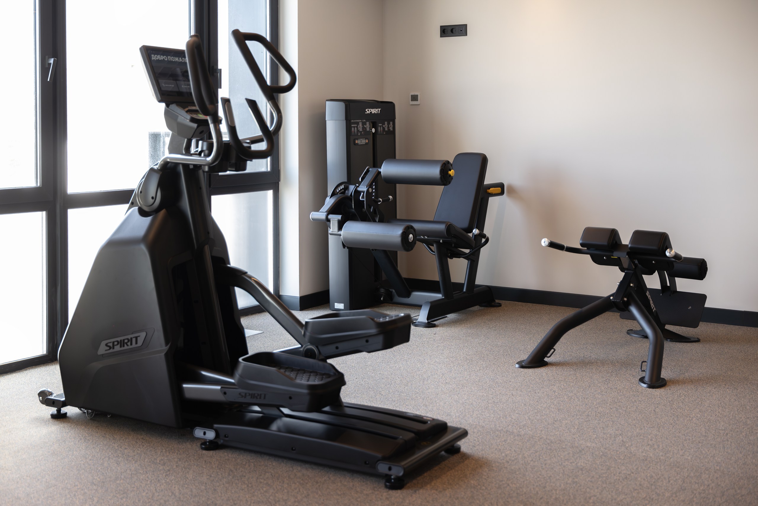 Фитнес-зал в отеле Эрбелия, Завидово